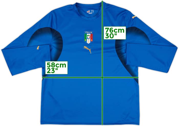 2006-07 Italy Puma Training L/S Shirt - 7/10 - (XL)