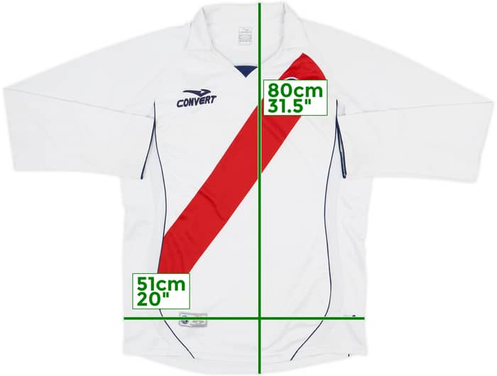 2008 Deportivo Municipal Home L/S Shirt #9 - 8/10 - (L)