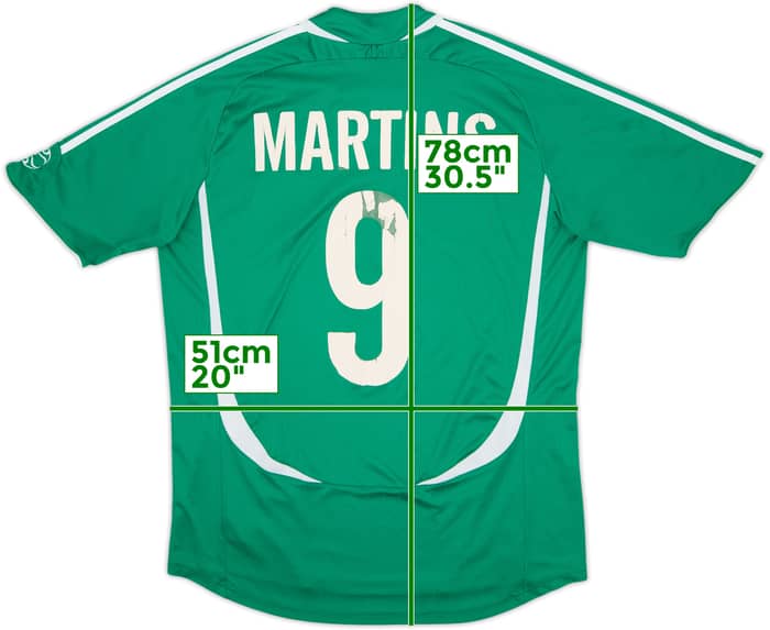 2006-07 Nigeria Home Shirt Martins #9 - 5/10 - (L)