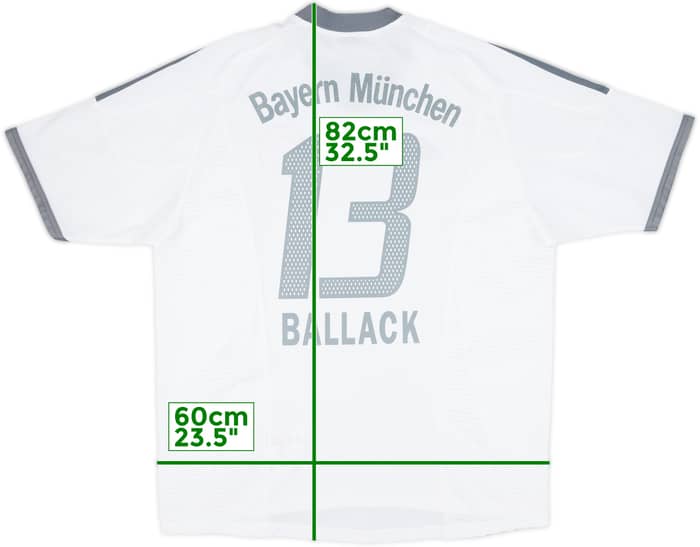 2002-03 Bayern Munich Away Shirt Ballack #13 - 6/10 - (XL)