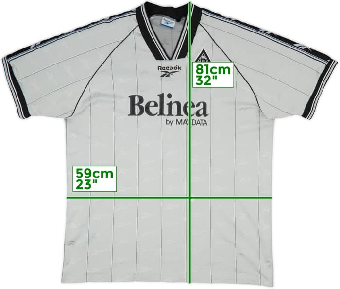 1997-98 Borussia Monchengladbach Home Shirt #9 - 6/10 - (XXL)