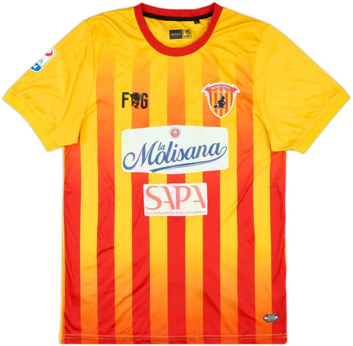 2017-18 Benevento Home Shirt Letizia #3 - 7/10 - (L)