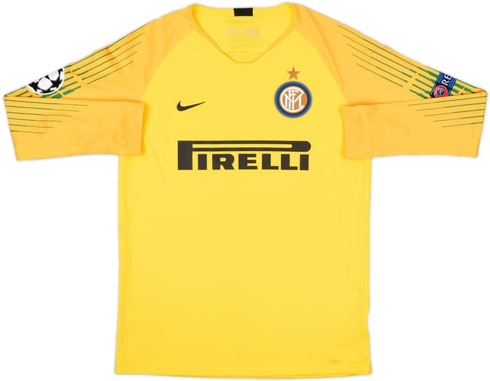2018-19 Inter Milan GK Shirt - 7/10 - (XL.Boys)