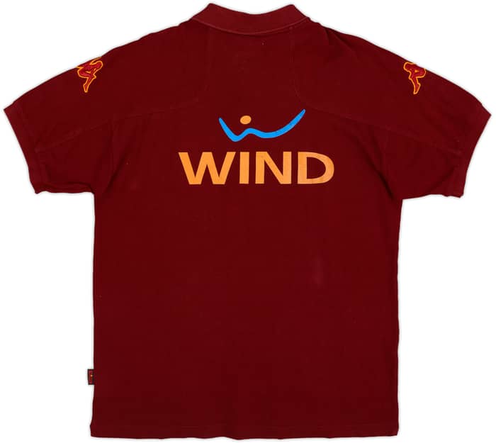 2002-03 Roma Kappa Polo Shirt - 6/10 - (XL)