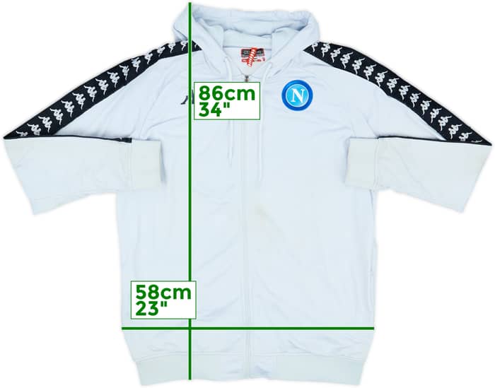 2018-19 Napoli Kappa Hooded Track Jacket - 5/10 - (3XL)