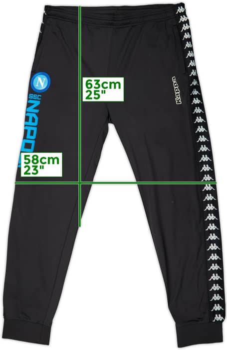 2018-19 Napoli Kappa Track Pants/Bottoms - 5/10 - (3XL)