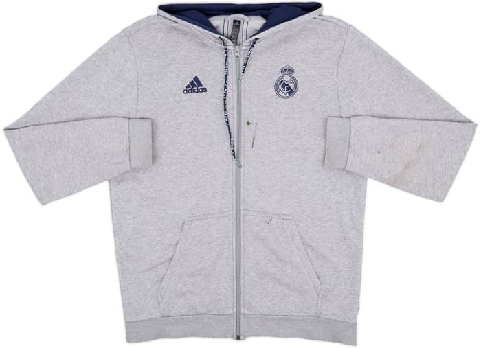 2019-20 Real Madrid adidas Hooded Track Jacket - 5/10 - (L)
