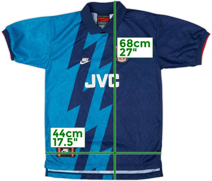1995-96 Arsenal Away Shirt - 9/10 - (L.Boys)