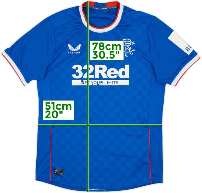 2022-23 Rangers Home Shirt - 5/10 - (M)