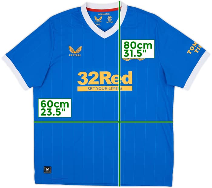 2021-22 Rangers Home Shirt - 5/10 - (3XL)