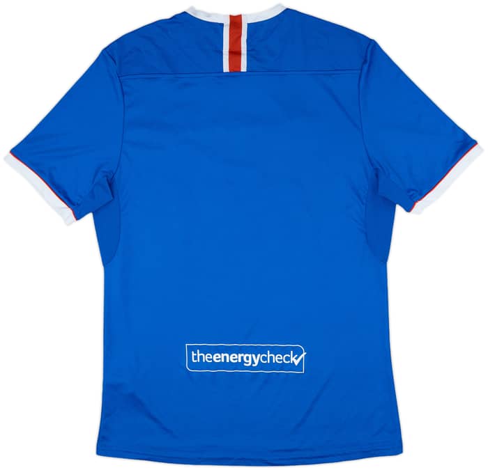 2020-21 Rangers 'Champions 55 20/21' Home Shirt - 8/10 - (L)