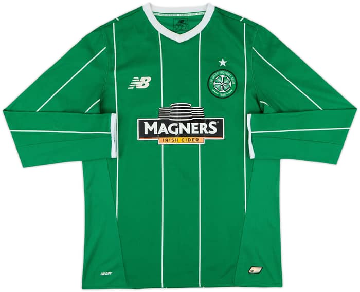 2015-16 Celtic Away L/S Shirt - 6/10 - (S)