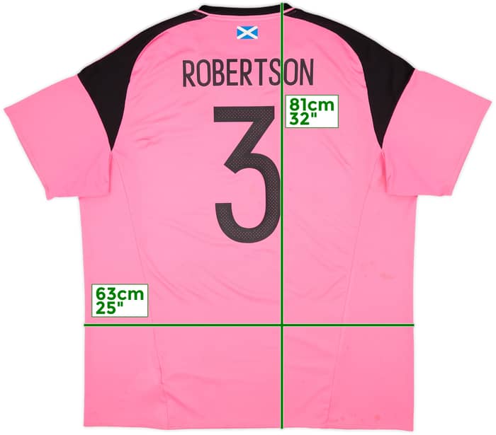 2016-17 Scotland Away Shirt Robertson #3 - 5/10 - (XXL)