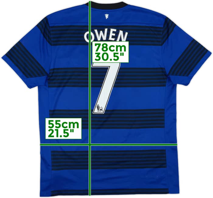 2011-13 Manchester United Away Shirt Owen #7 - 7/10 - (L)