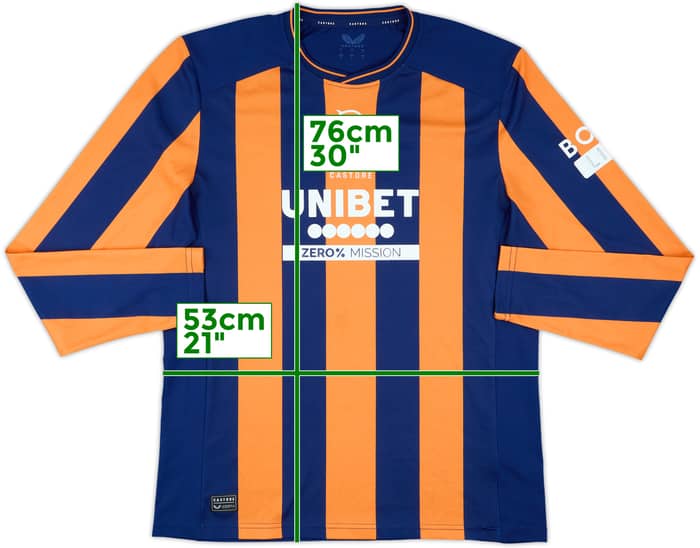 2023-24 Rangers Third L/S Shirt - 10/10 - (L)