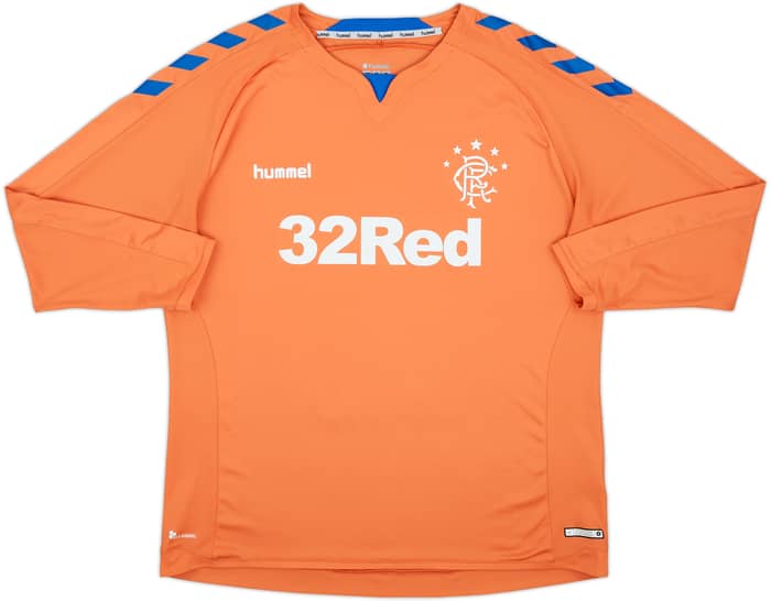 2018-19 Rangers Third L/S Shirt - 8/10 - (3XL)