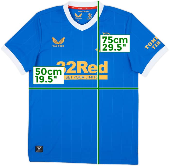 2021-22 Rangers Home Shirt - 5/10 - (M)