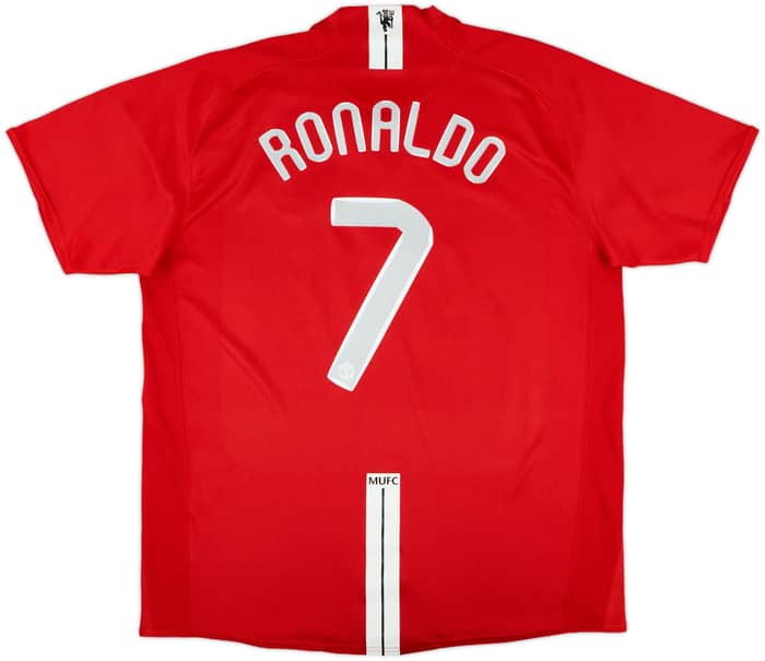2007-09 Manchester United Home Shirt Ronaldo #7 - 6/10 - (XL)
