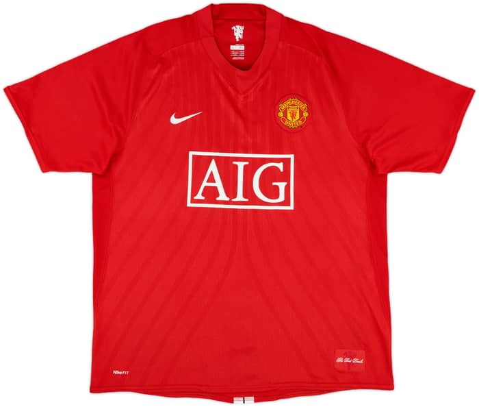2007-09 Manchester United Home Shirt Ronaldo #7 - 6/10 - (XL)