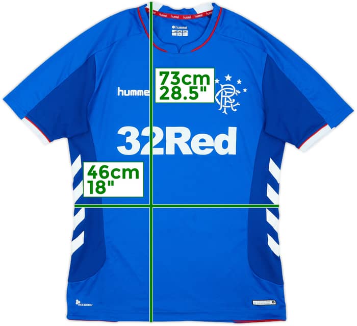 2018-19 Rangers Home Shirt - 8/10 - (M)