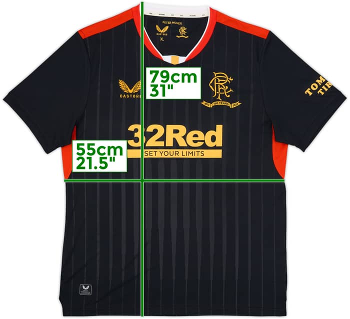 2021-22 Rangers '150 Years Anniversary' Away Shirt - 10/10 - (XL)
