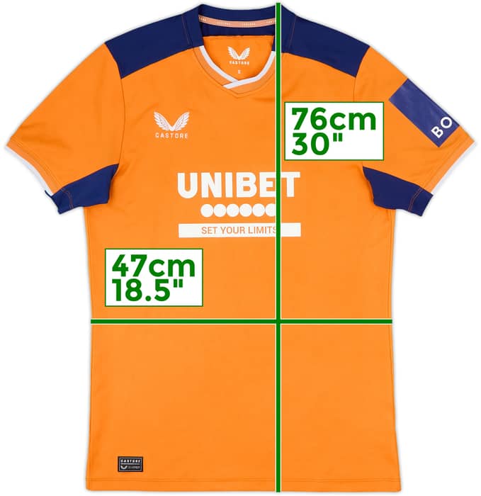 2022-23 Rangers Third Shirt - 7/10 - (S)