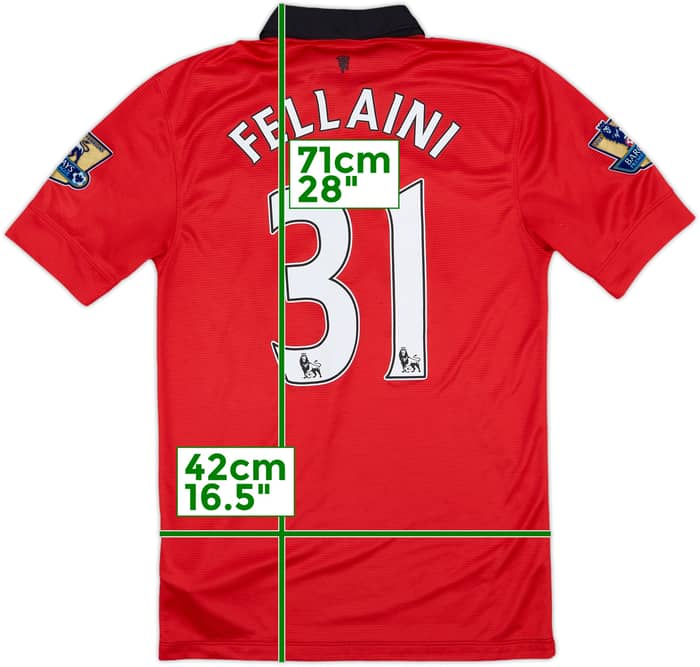 2013-14 Manchester United Home Shirt Fellaini #31 - 8/10 - (S)