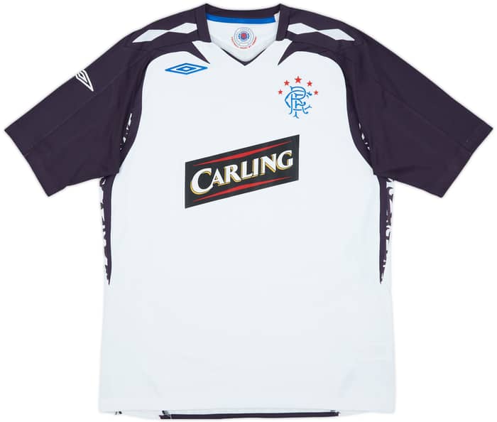 2007-08 Rangers Away Shirt Hutton #2 - 7/10 - (L)
