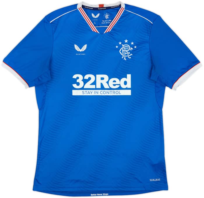 2020-21 Rangers Home Shirt - 5/10 - (L)