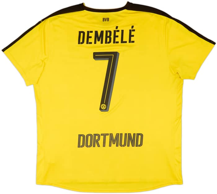 2016-17 Borussia Dortmund Home Shirt Dembele #7 - 6/10 - (XXL)