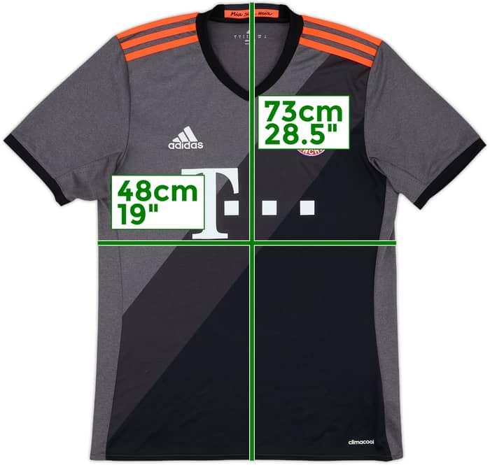 2016-17 Bayern Munich Away Shirt - 9/10 - (S)