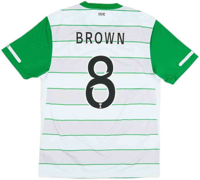 2011-12 Celtic Away Shirt Brown #8 - 8/10 - (M)