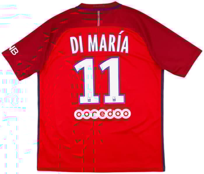 2016-17 Paris Saint-Germain Away Shirt Di Maria #11 - 7/10 - (L)