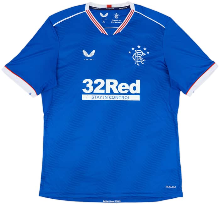 2020-21 Rangers Home Shirt - 6/10 - (XL)