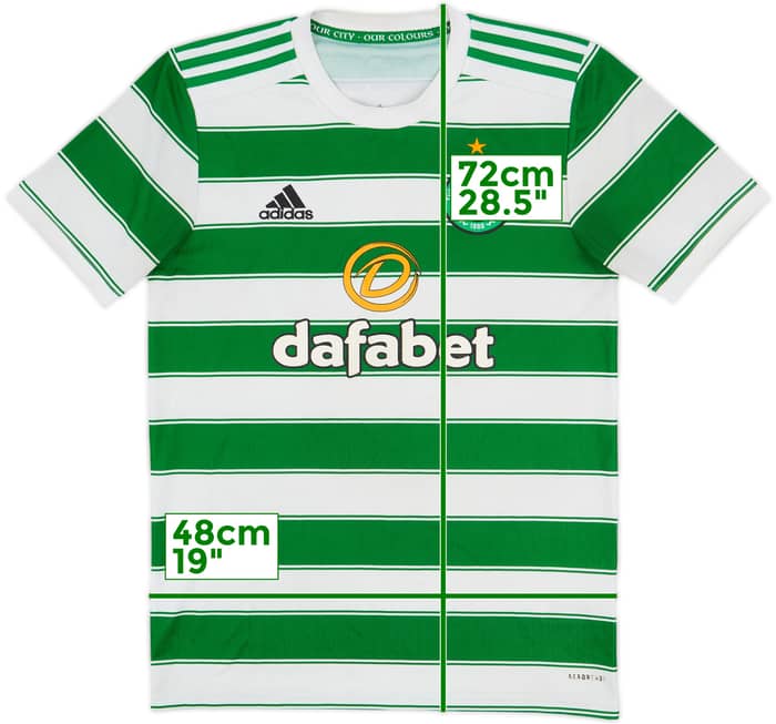 2021-22 Celtic Home Shirt - 7/10 - (S)