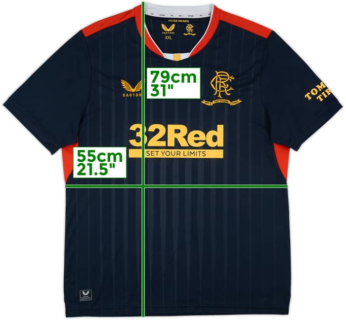 2021-22 Rangers '150 Years Anniversary' Away Shirt - 9/10 - (XXL)
