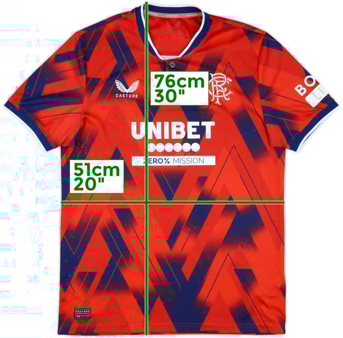 2023-24 Rangers Fourth Shirt - 8/10 - (L)