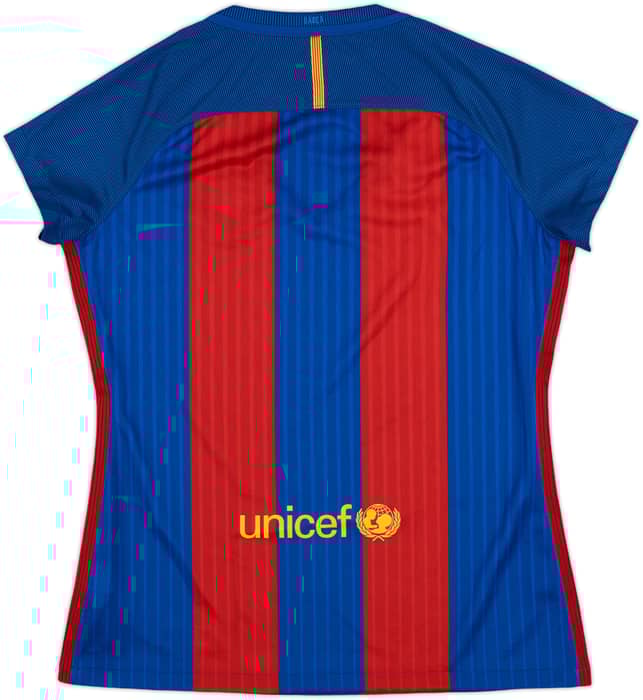 2016-17 Barcelona Home Shirt - 9/10 - (Women's L)