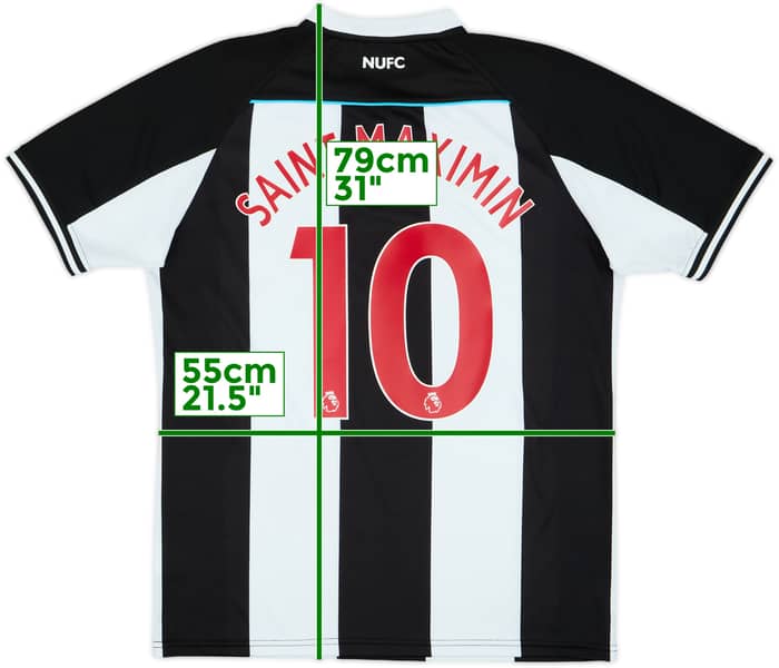 2021-22 Newcastle Home Shirt Saint-Maximin #10 - 6/10 - (XL)