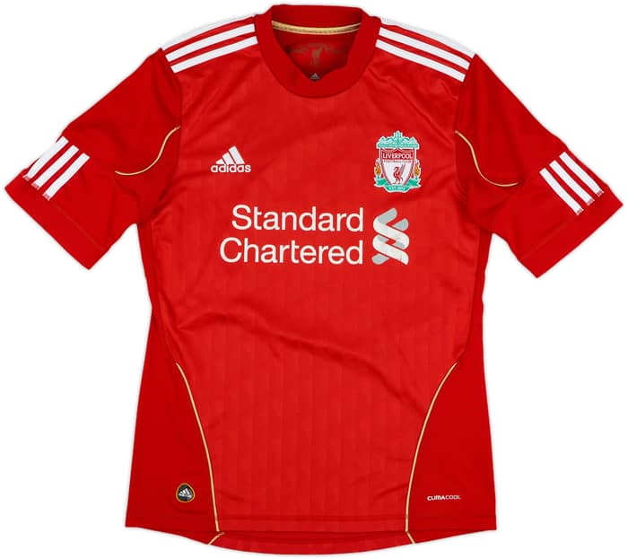 2010-12 Liverpool Home Shirt Gerrard #8 - 6/10 - (S)