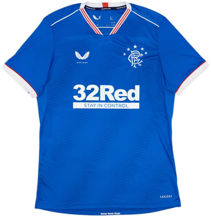 2020-21 Rangers Home Shirt - 7/10 - (M)