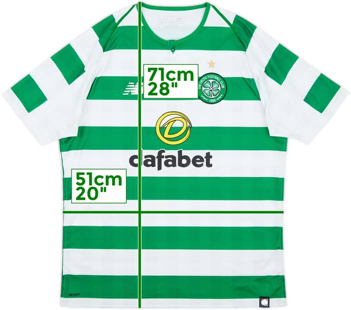 2018-19 Celtic Home Shirt - 7/10 - (M)