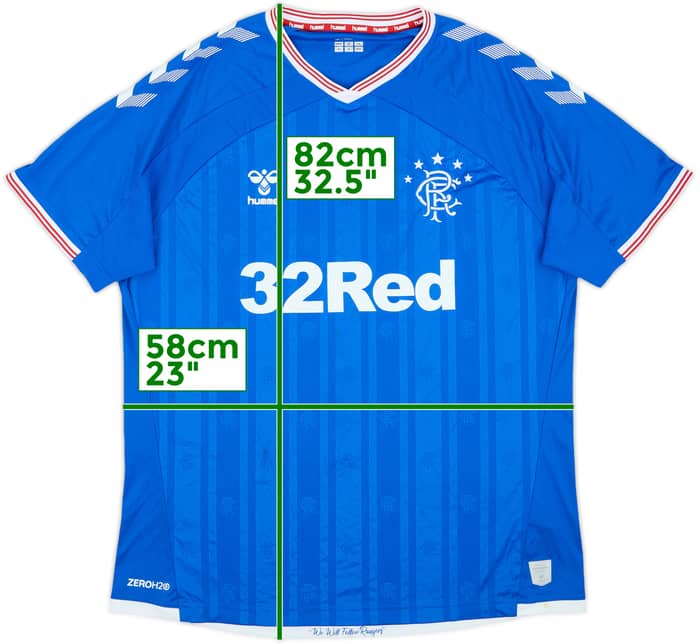 2019-20 Rangers Home Shirt - 9/10 - (XXL)