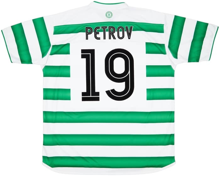 2003-04 Celtic Home Shirt Petrov #19 - 5/10 - (XL)