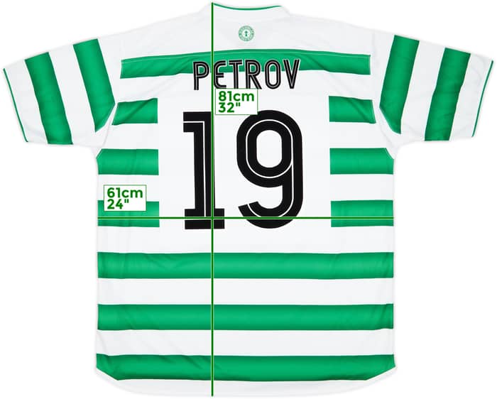 2003-04 Celtic Home Shirt Petrov #19 - 5/10 - (XL)