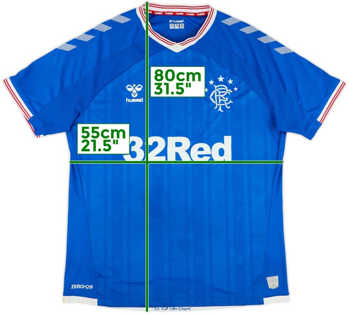 2019-20 Rangers Home Shirt - 7/10 - (XL)