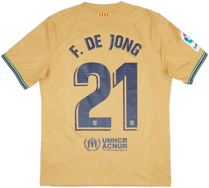 2022-23 Barcelona Away Shirt F. De Jong #21 - 8/10 - (M)