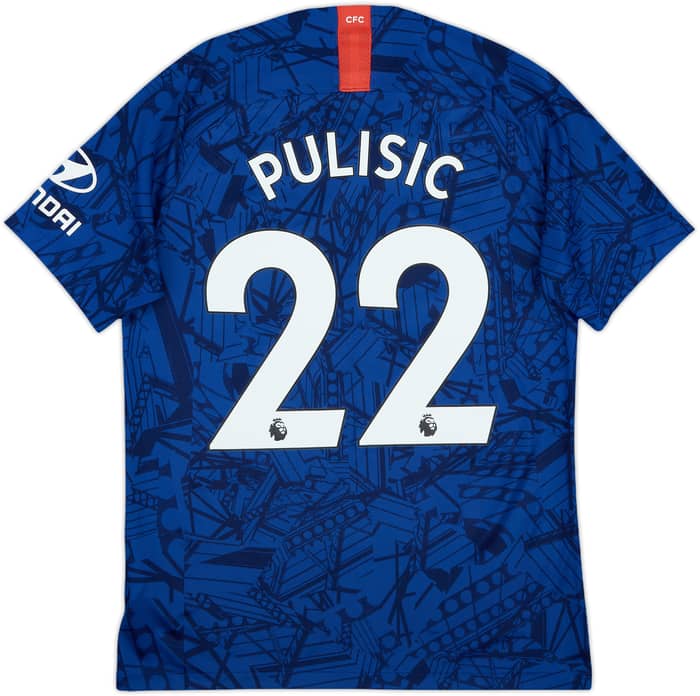 2019-20 Chelsea Home Shirt Pulisic #22 - 8/10 - (M)