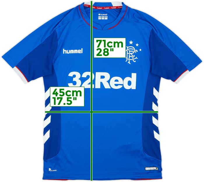 2018-19 Rangers Home Shirt - 8/10 - (S)