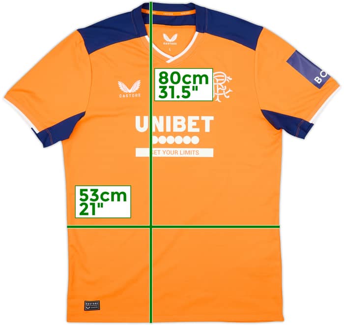 2022-23 Rangers Third Shirt - 9/10 - (L)